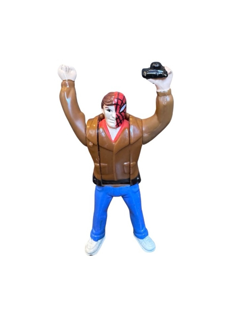 Spiderman Peter Parker Flip-Head 1995 Marvel Action Figure